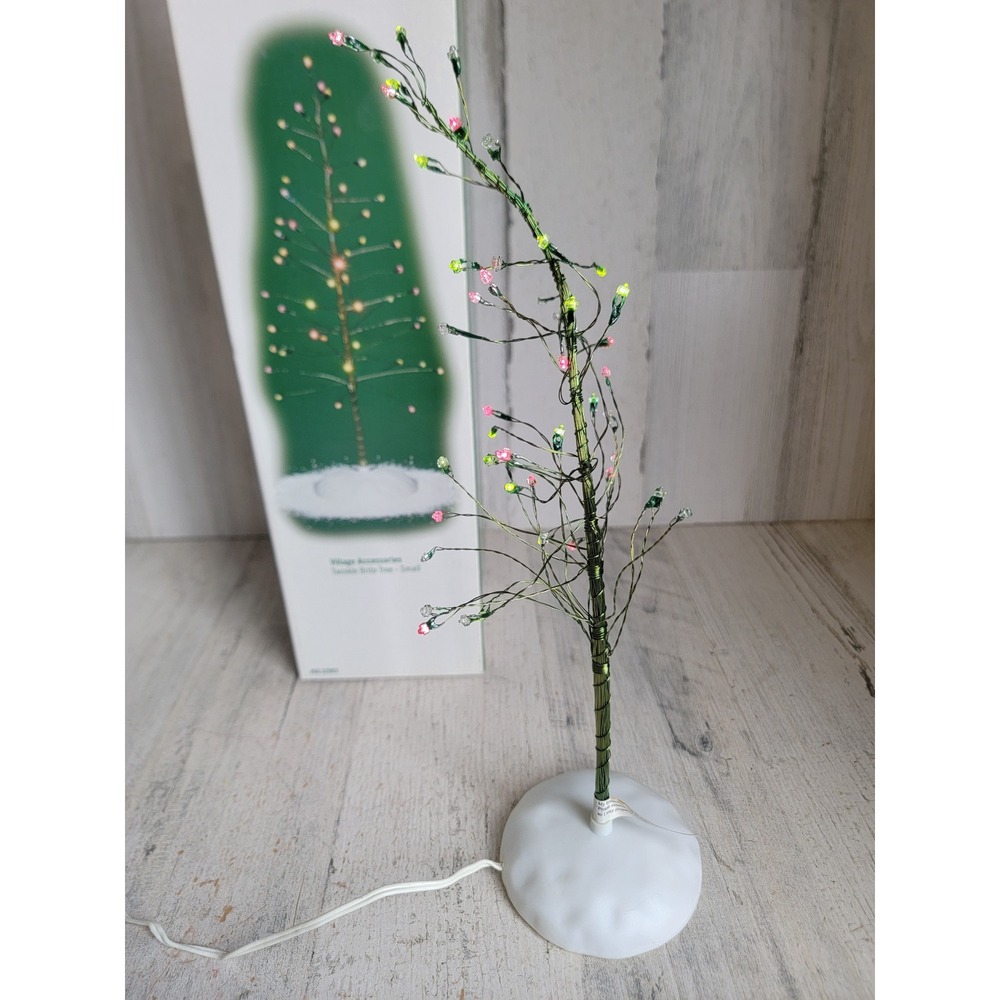 Dept 56 52983 twinkle bright tree Xmas small village accessory home